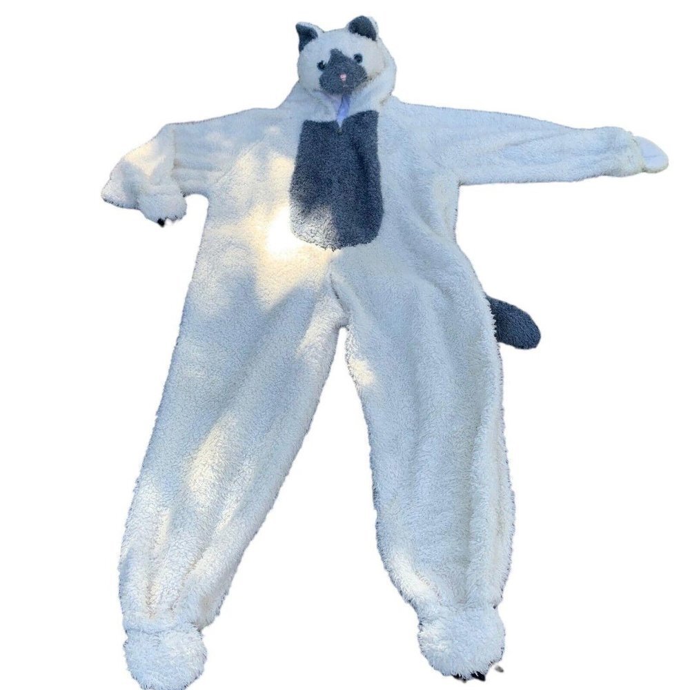 Halloween Kids Dress Up Childrens 1 Piece Kitty Cat Costume Fits Size Large‌